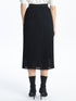 LC Waikiki Zippered Waist Polka Dot Chiffon Women's Pleated Skirt